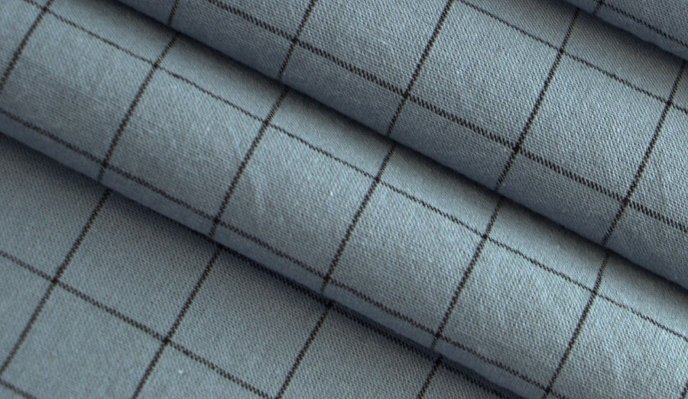 Washed Cotton Cloud & Black Square